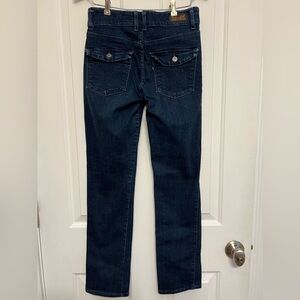 LEVI’S MID RISE  SKINNY BLUE JEANS SZ 2M W/FIVE POCKETS FLATTERING COMFY STRETCH